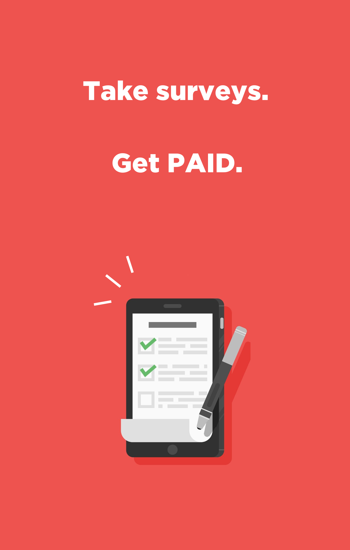Get paid for taking online surveys! Get paid for taking online surveys!