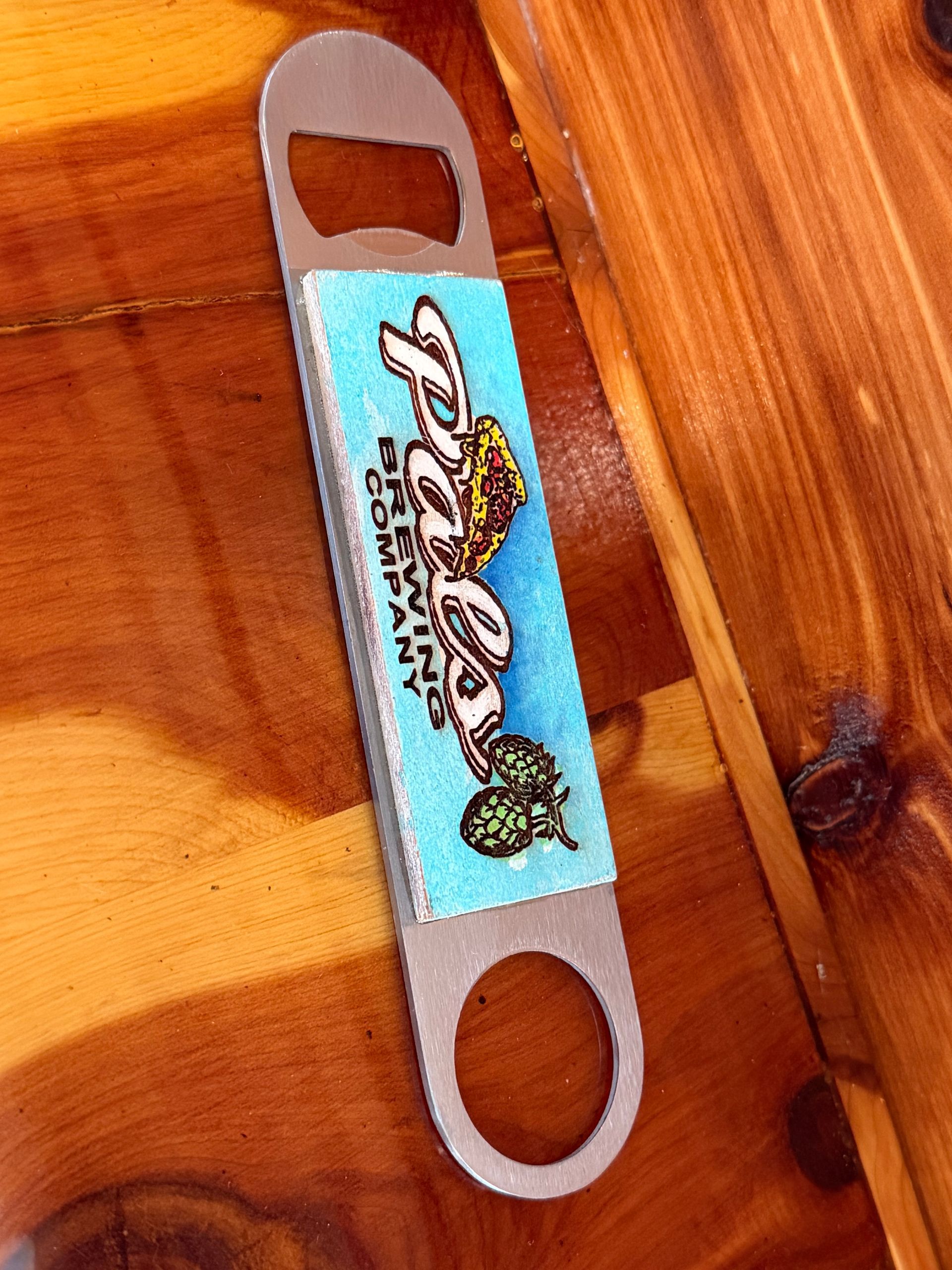 Bottle opener with 