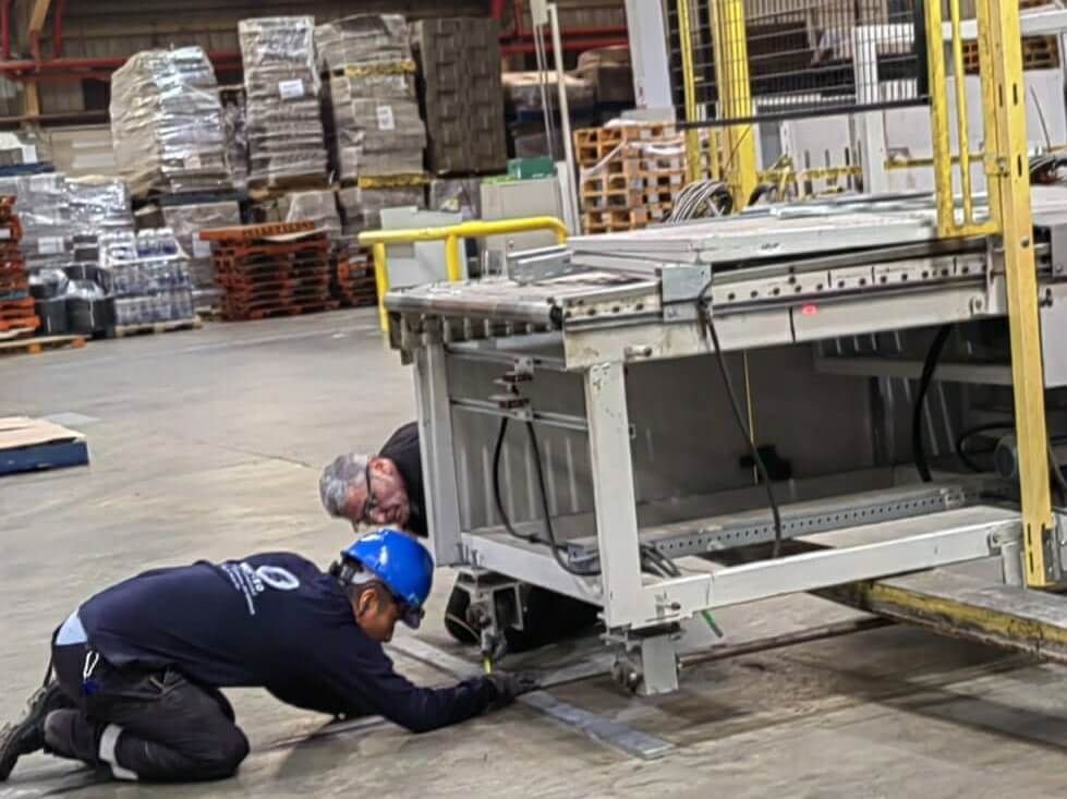 Instalación de paletizador