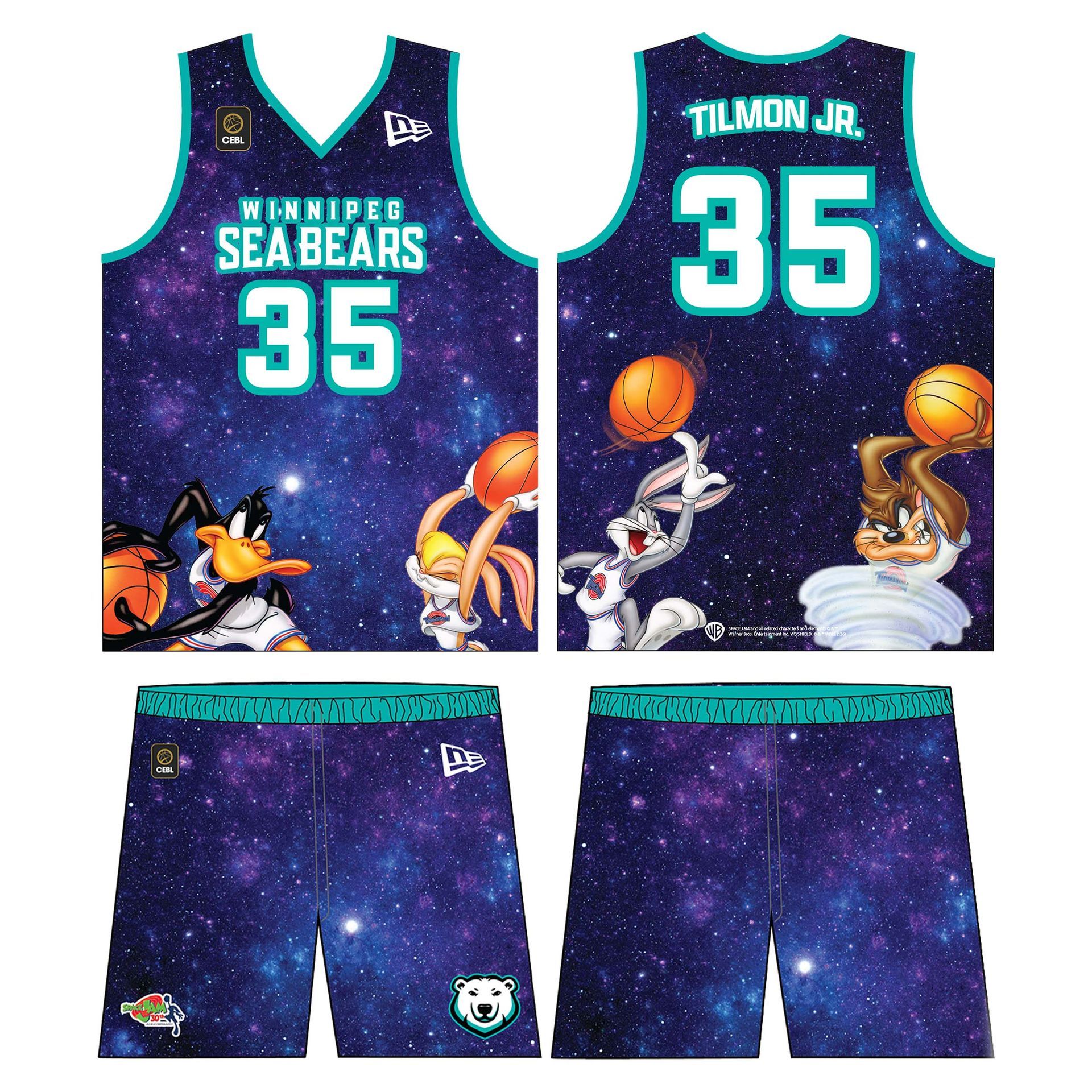 #35 Tilmon Jr. Space Jam uniform