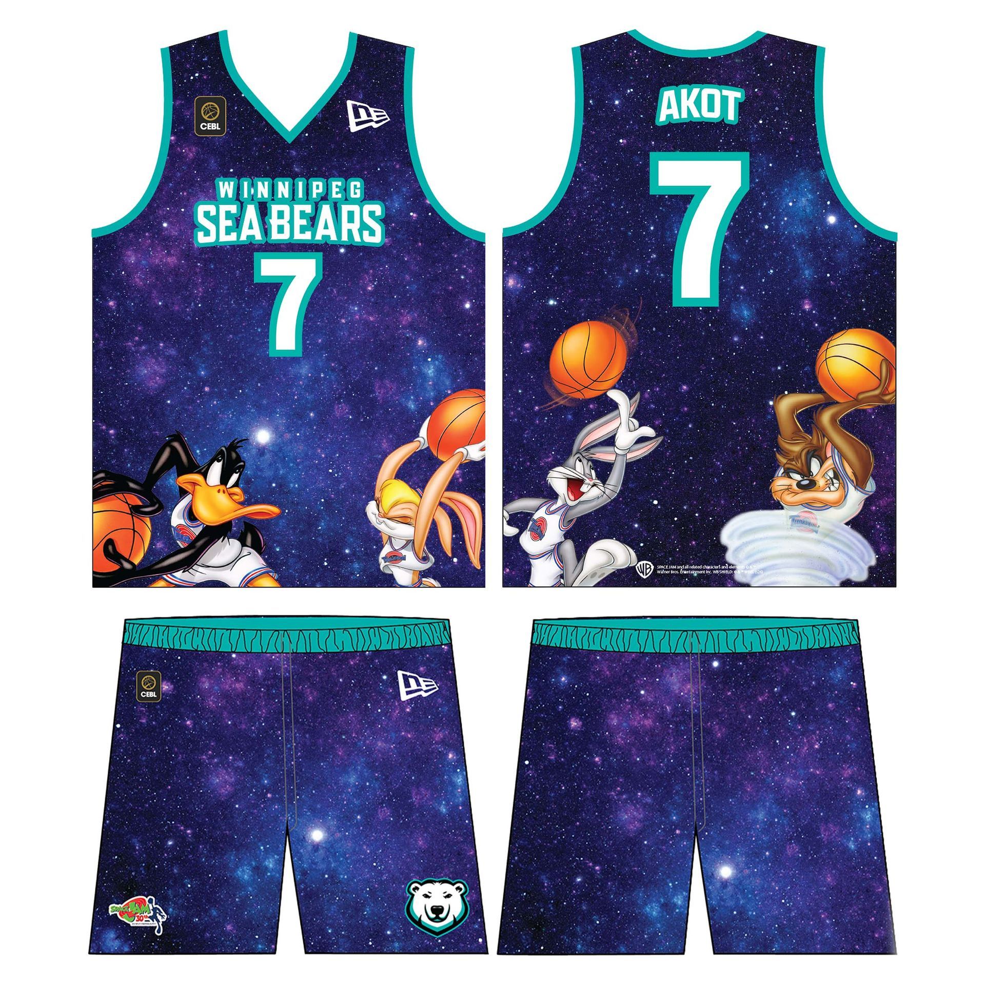 #7 Akot Space Jam uniform