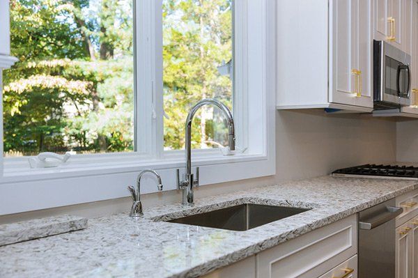 We are accredited as fabricators by most suppliers of granite, marble and quartz.