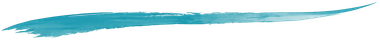 Teal brushstroke banner with a soft gradient on a white background
