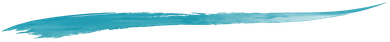 Teal brushstroke banner with a soft gradient on a white background