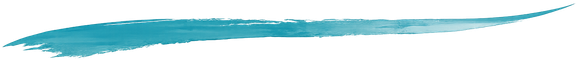 Teal brushstroke banner with a soft gradient on a white background
