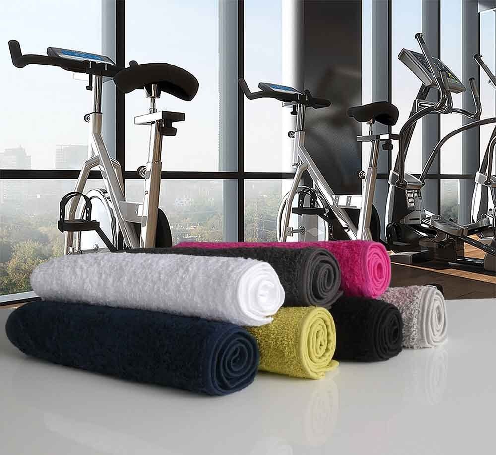 Bana Kuru branded rolled Gym Towels in 7 colours