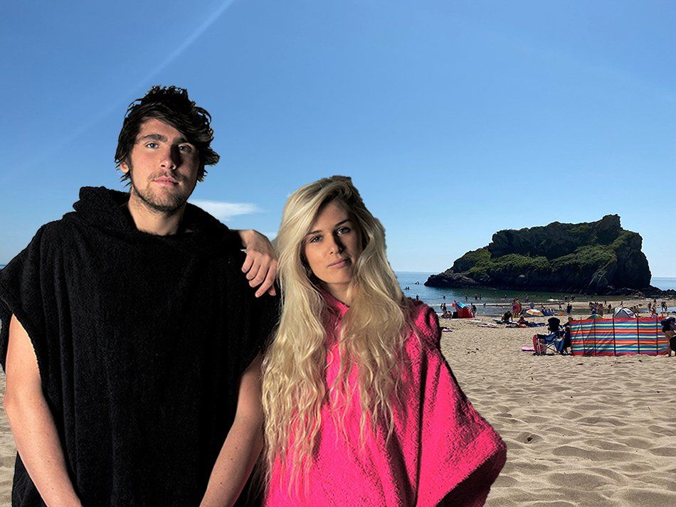 Man and Woman wearing changing robes