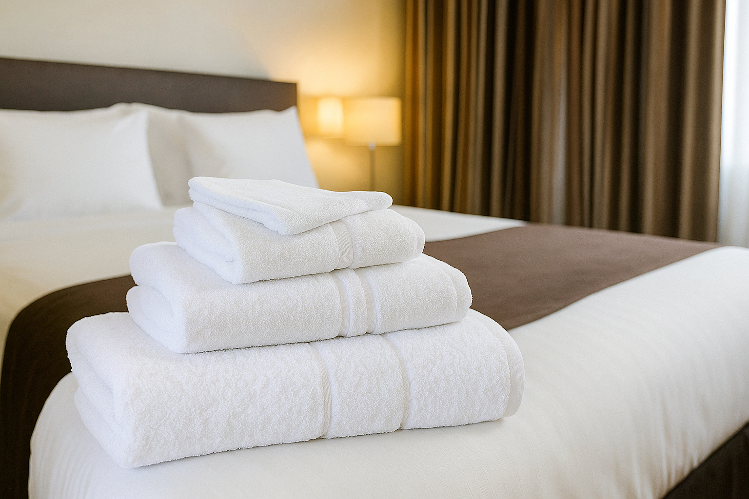 White Towels for Hotels Budget and Luxury