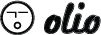 Olio logo with a surprised face and handwritten text.
