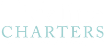 Light blue serif wordmark reading “CHARTERS” on a white background