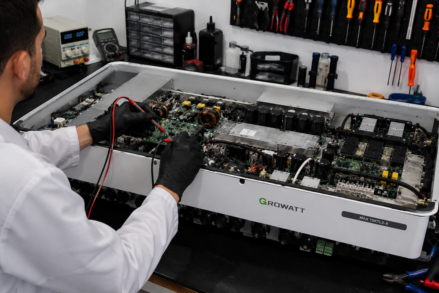 Manutenção inversor fotovoltaico 