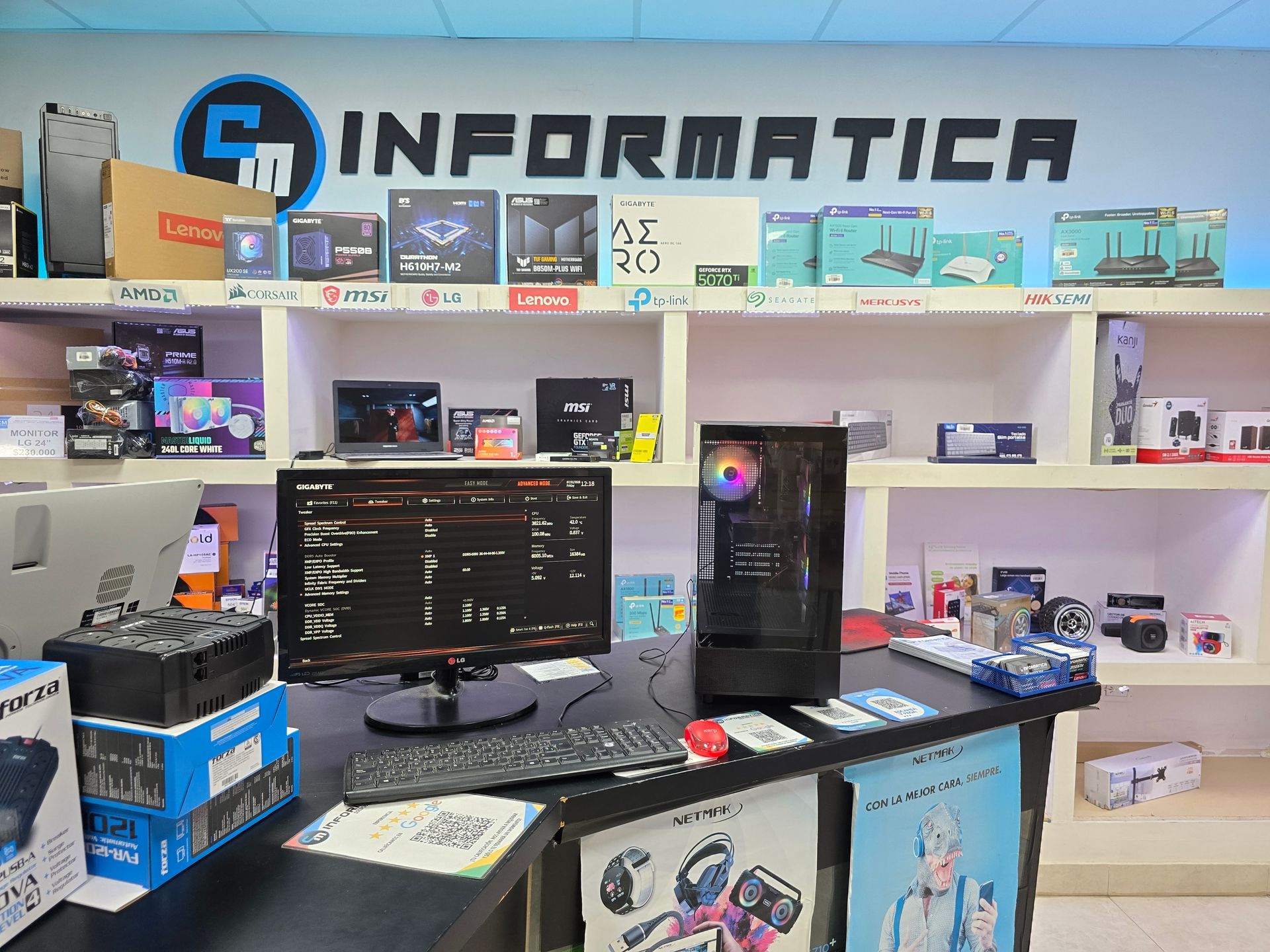 Armado de PC gamer y computadoras de escritorio a medida en CM Informática Bahía Blanca