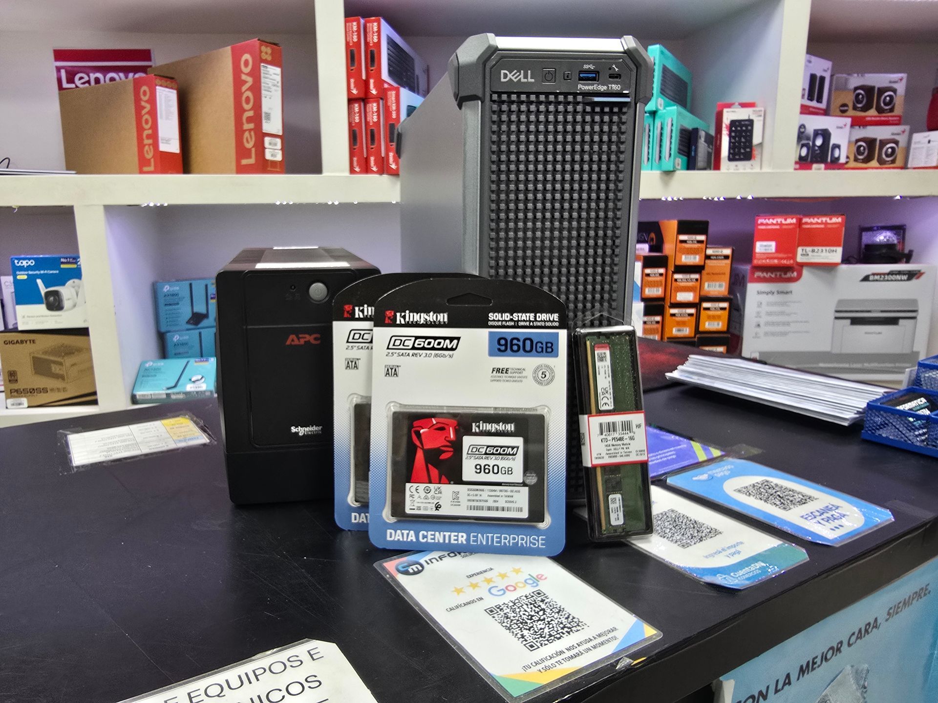 Servidor Dell PowerEdge con upgrade de memoria y discos SSD en CM Informatica Bahia Blanca