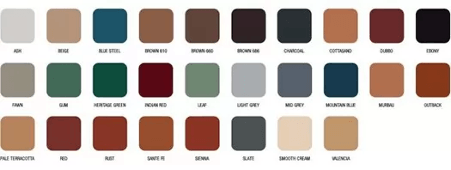 Roofshield Colour Selection — Roofing in Townsville, QLD Roofshield Colour Selection — Top Roof NQ in Townsville, QLD