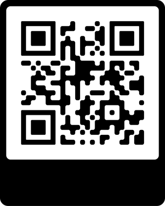 QR code in black and white.