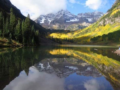 a lake at Bayfield, Colorado