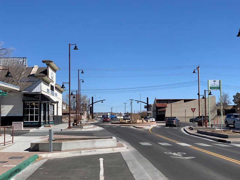Farmington downtown street  in New Mexico