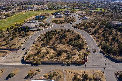 an aerial view of Flora Vista.