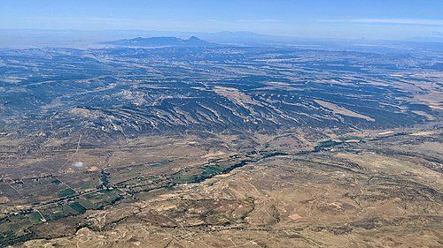 an aerial view of La Plata, NM
