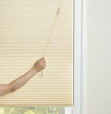 cellular & honeycomb shades with standard cordlock