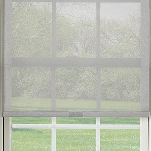 Solar shades provide light and privacy