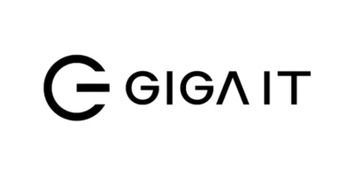 Logo for GIGA IT, featuring a stylized 