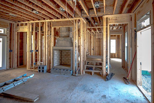 Interior of New Home with Electrical Wiring and Panel — Croydon, PA — Jed Plumbing LLC