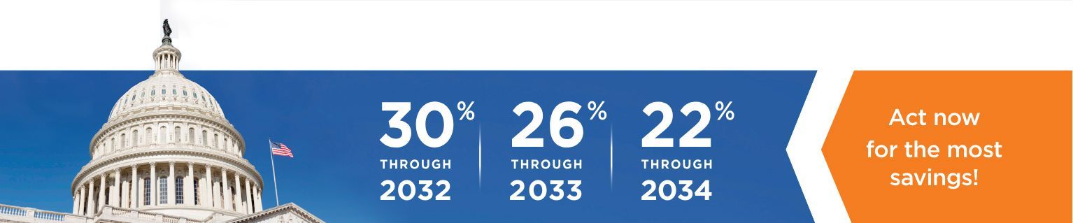 energy tax credit graphic for 2019-2021