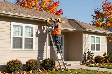 The Clear Co. gutter cleaning and guard installation in Calgary
