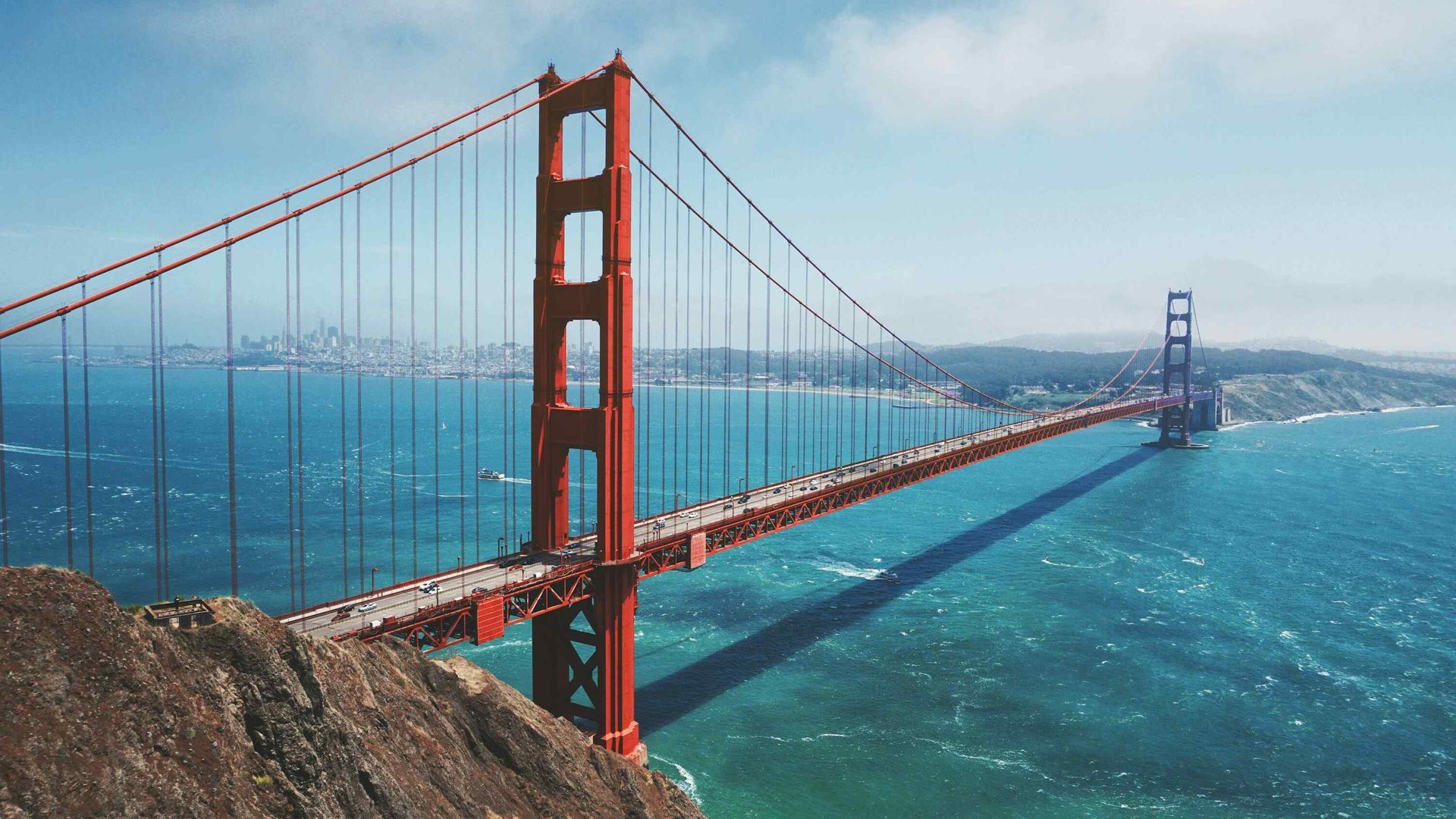 The San Francisco Golden Gate Bridge 