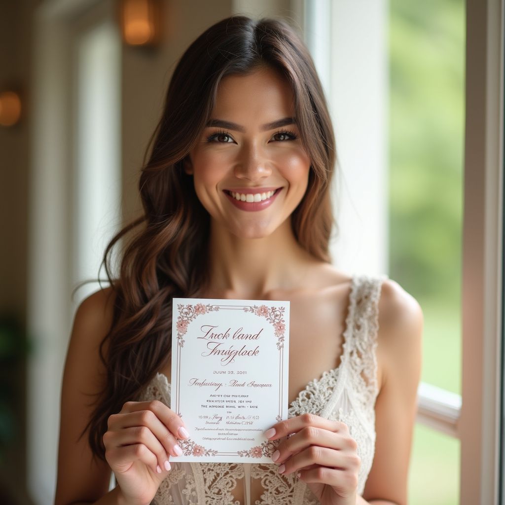  wedding invitation.