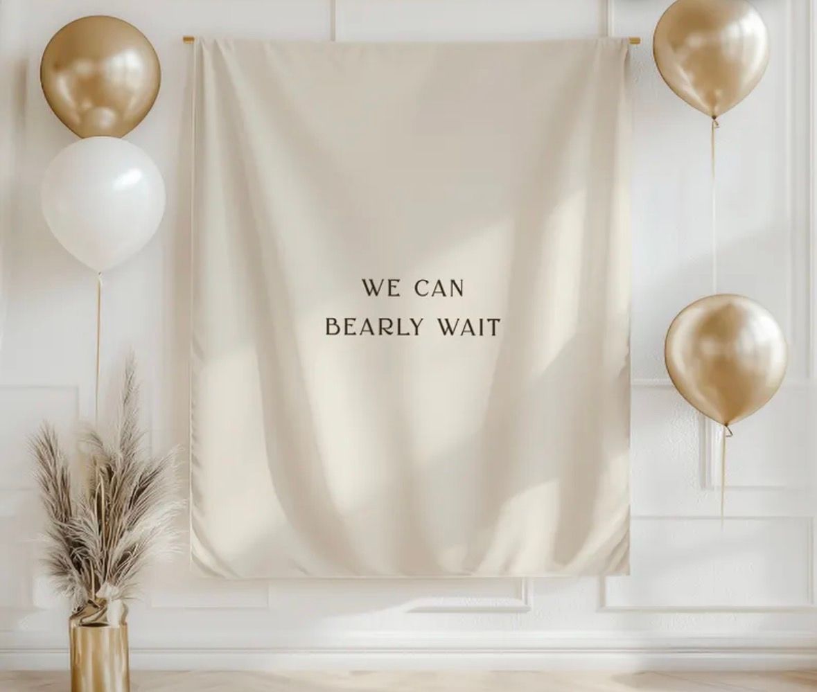 A neutral backdrop with 
