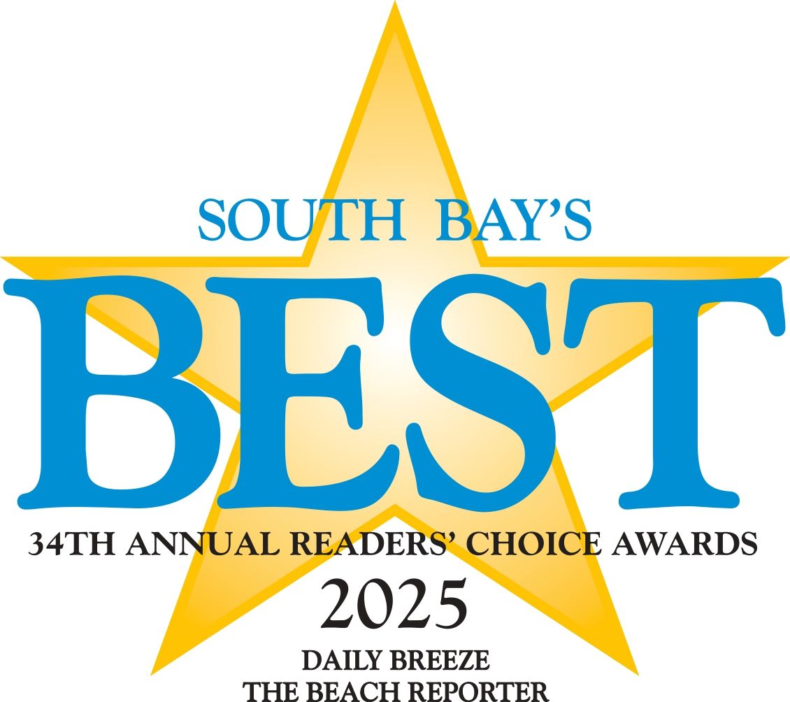South Bay’s Best 2025 Readers’ Choice Awards logo in blue and gold