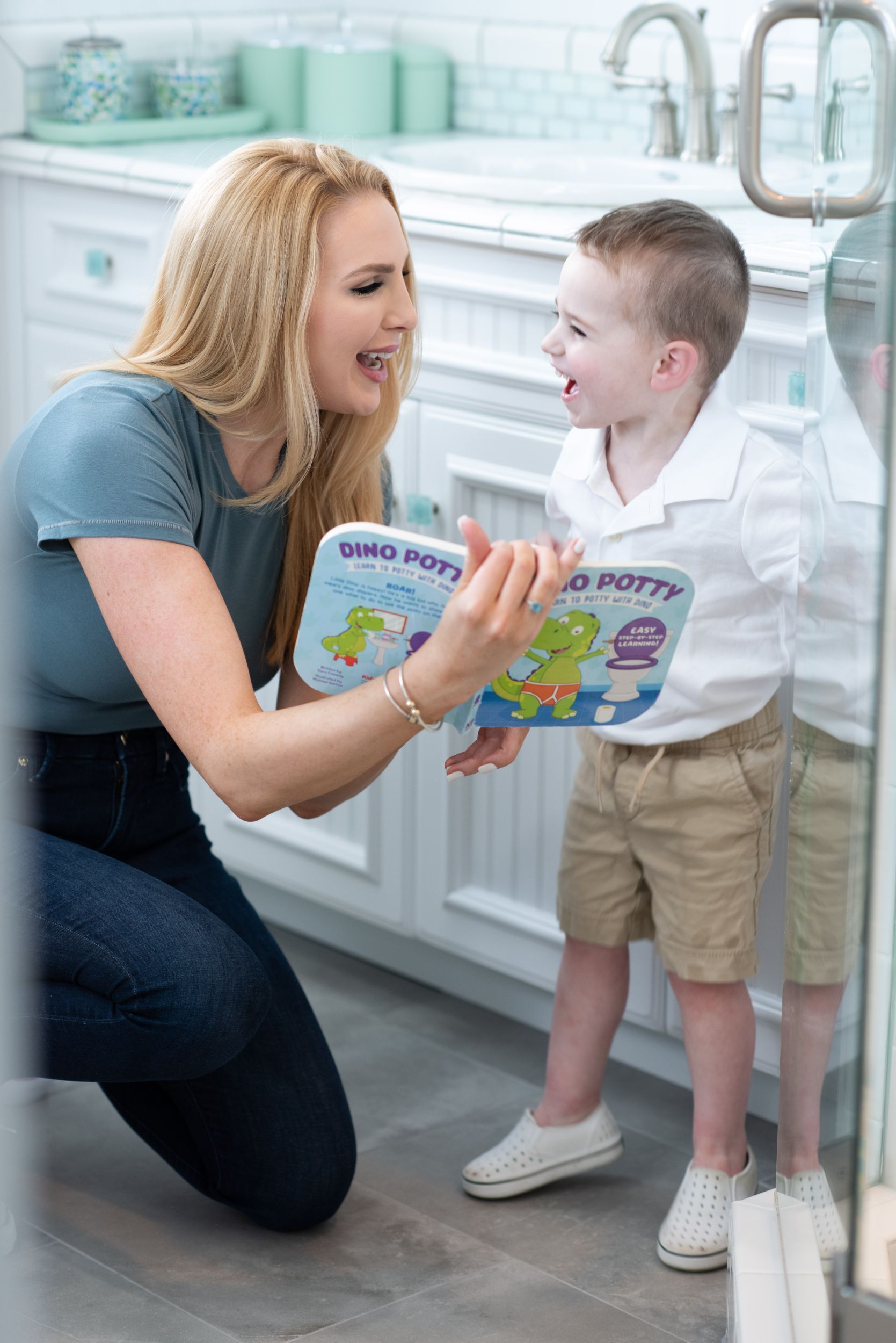 Child-led potty training session with Potty Poppins