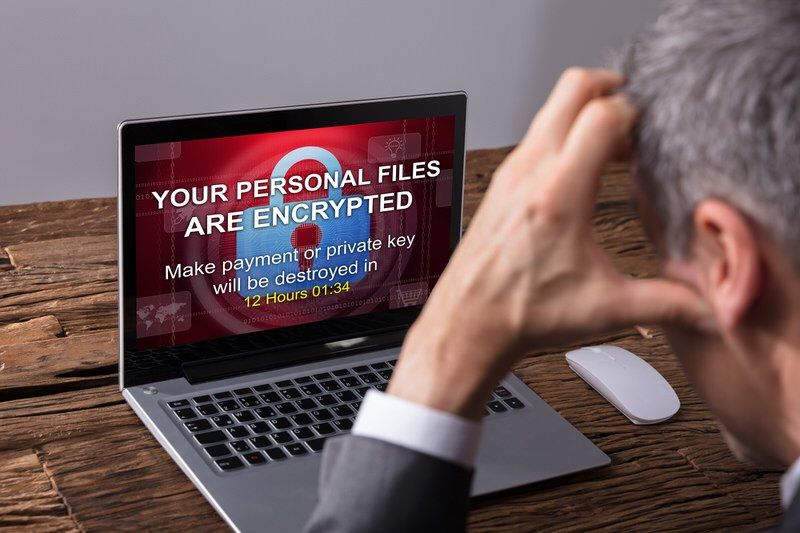 A small business owner in Canada is worried about ransomeware.