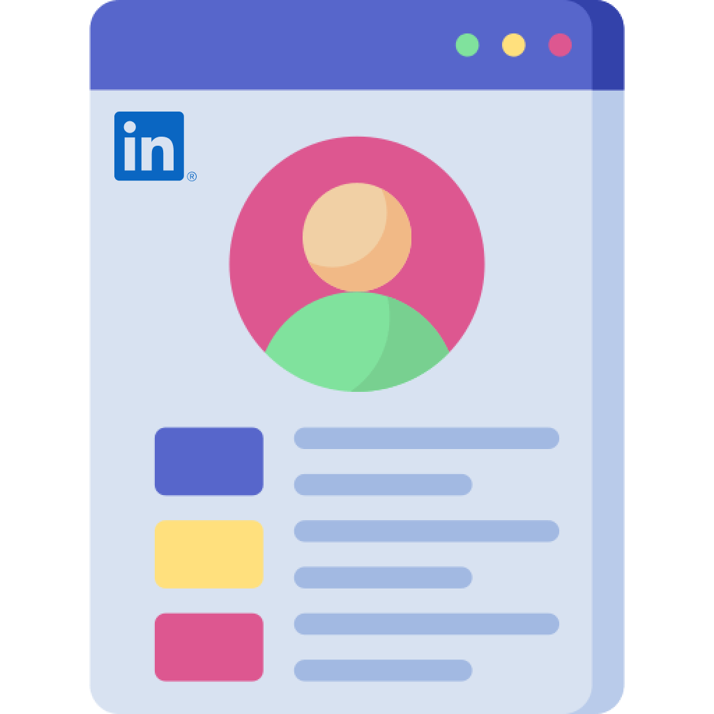 LinkedIn about section graphic.