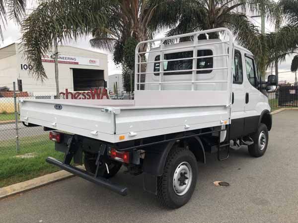 A White Truck with A Tray on The Back Is Parked on The Side of The Road — Welshpool, WA — PTE Group Pty Ltd