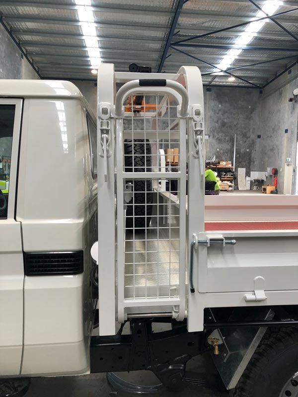 A White Truck with A Cage on The Back of It — Welshpool, WA — PTE Group Pty Ltd
