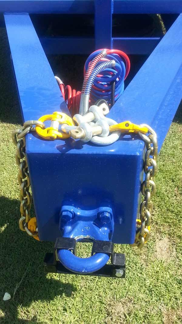 A Blue Object with A Chain Around It and A Hose Attached to It — Welshpool, WA — PTE Group Pty Ltd