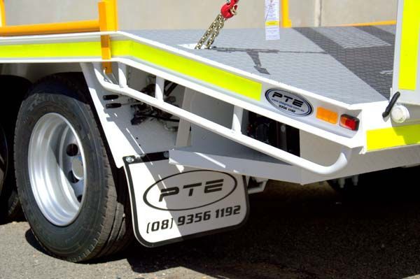 A Close up Of the Back of A Truck with A Trailer Attached to It — Welshpool, WA — PTE Group Pty Ltd
