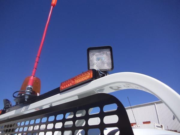 A White Vehicle with A Red Antenna on Top of It — Welshpool, WA — PTE Group Pty Ltd