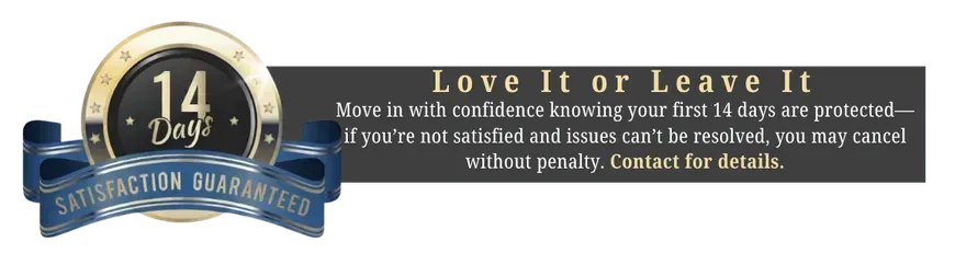 14 Day Marketing Bad - Move in with confidence - contact us for details