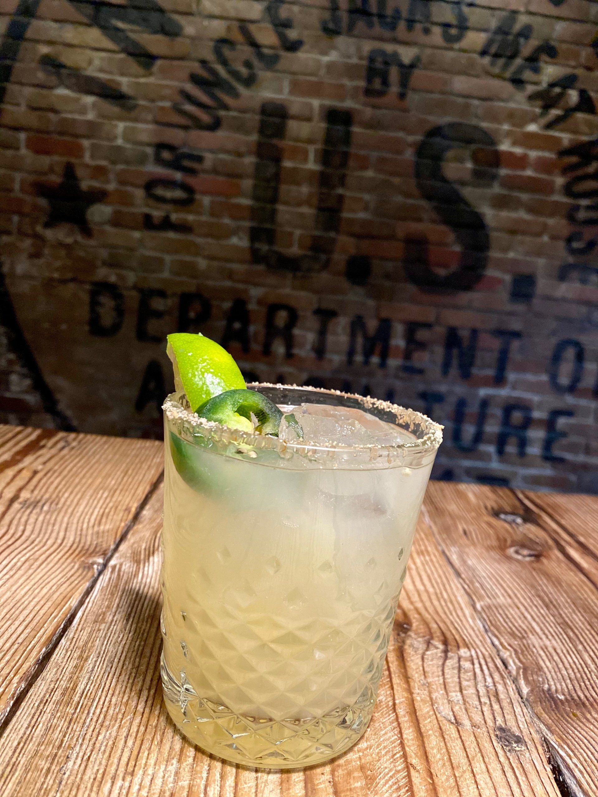 a drink in front of a sign that says u.s. department of agriculture