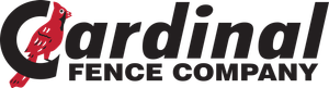 Cardinal Fence Company Cardinal Fence Company Logo. The word Cardinal with a red bird sitting inside the C