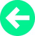 White left arrow inside a green circle.