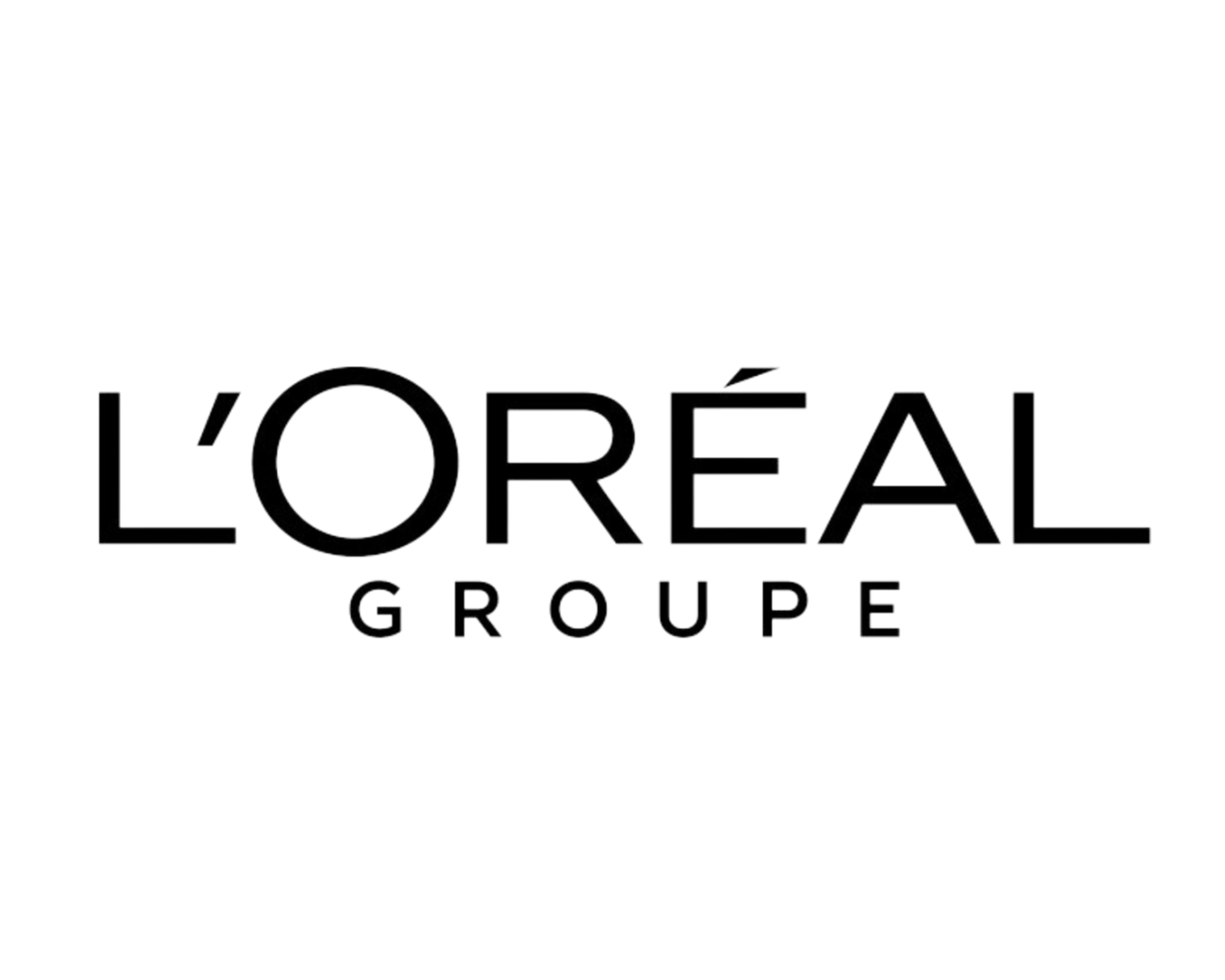 L'Oréal Groupe logo with black text on a white background.