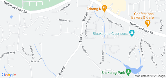 Map of business location