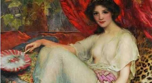 portrait of a woman that has undergone professional painting cleaning treatment