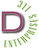 Purple &ldquo;D&rdquo; logo with green text reading &ldquo;LLC&rdquo; and &ldquo;ENTERPRISE&rdquo; in a circular design