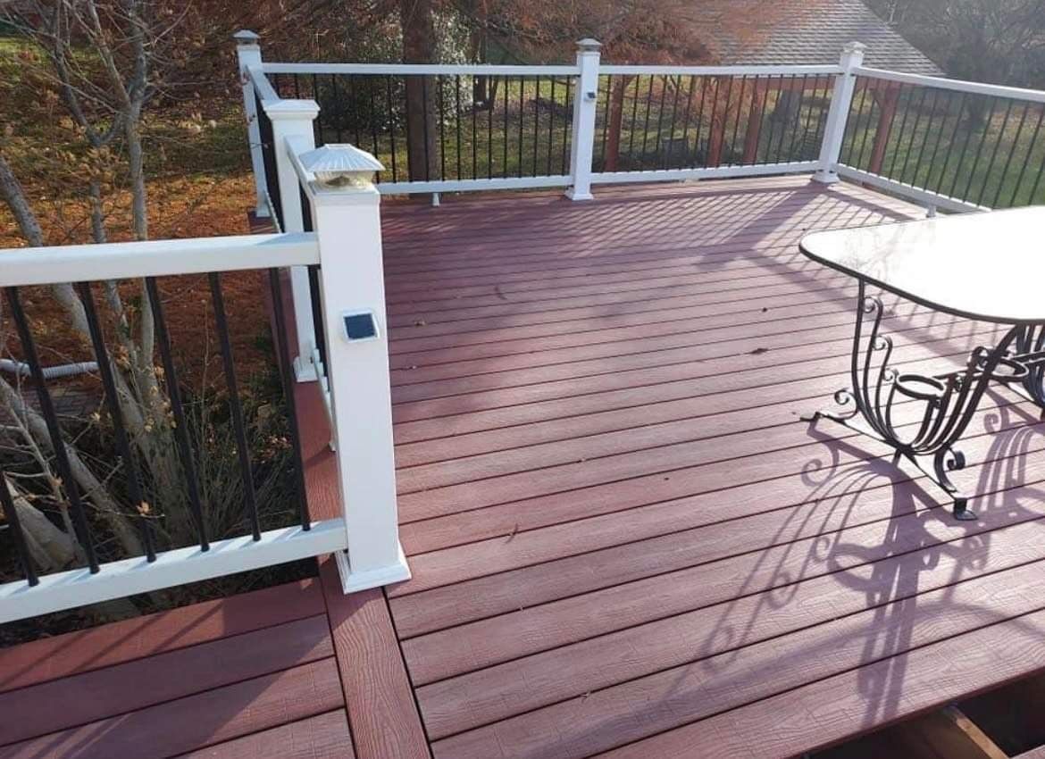 Deck with Railings — Barnhart, MO — Hoffman Concrete LLC